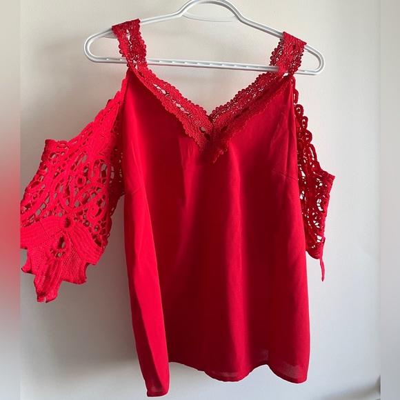 SHEIN off shoulder blouse, size S - Picture 2 of 2